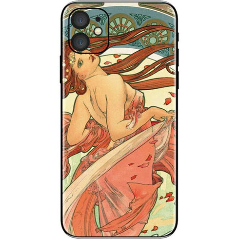 Alphonse Mucha The Arts, Dance iPhone 11 Skin